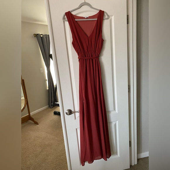 Baltic Born Hera Maxi Dress | Berry - XL - Picture 4 of 9